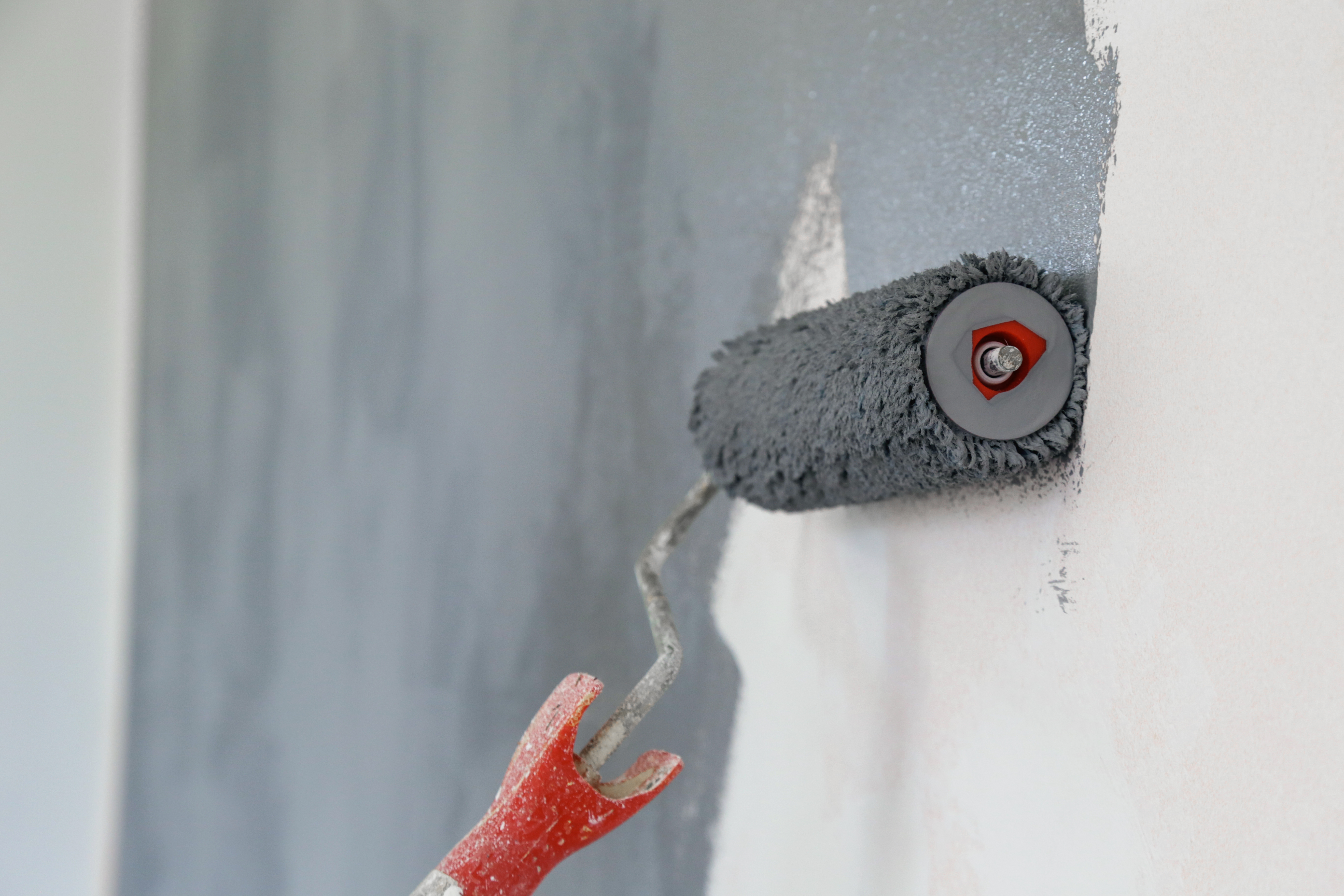 painting a wall